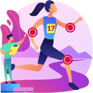 Sport medicine abstract concept vector illustration. Orthopaedic medical services, physician specialist, sport injury rehabilitation, pain management, medicine for athletes abstract metaphor.
