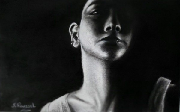 Portrait d'une jeune fille moderne