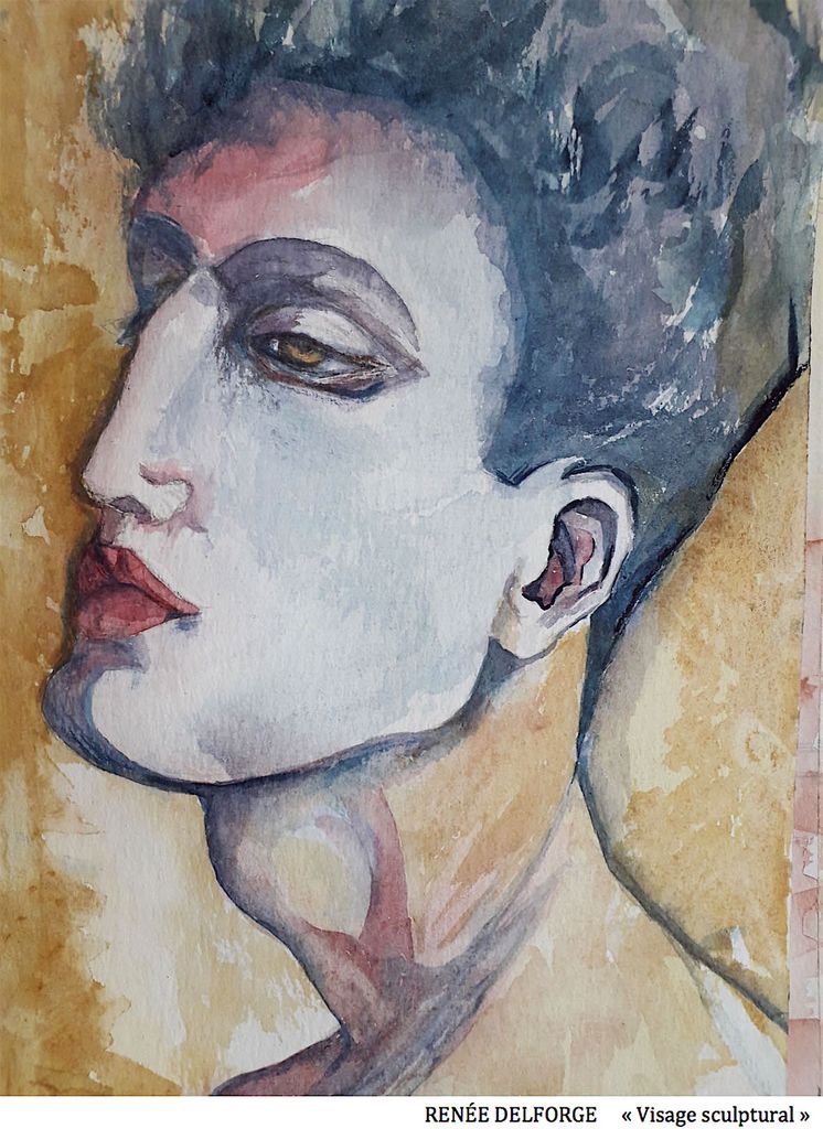 Visage sculptural