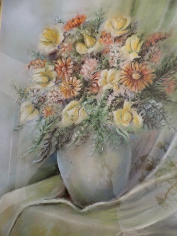 Bouquet jaune 52x67cm