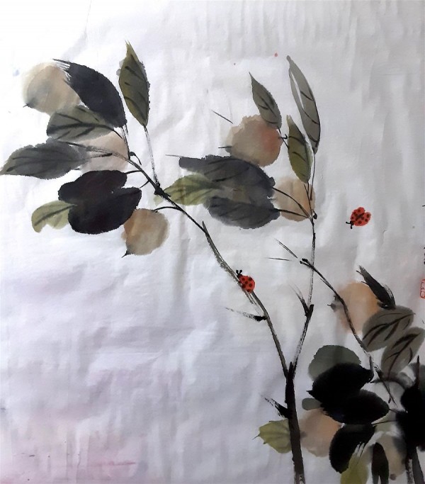 Coccinelle 42x42cm