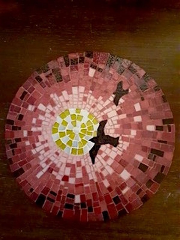 Coucher de soleil-diamètre 30cm