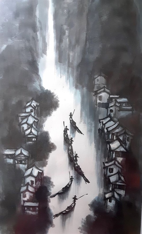 Gorge du Yan Tsé 51x72cm