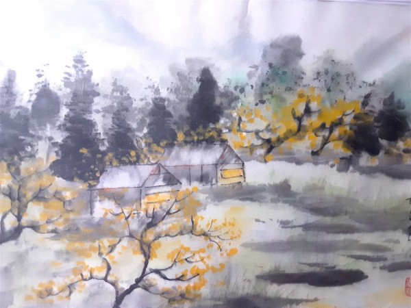 Paysage chinois 41x31cm
