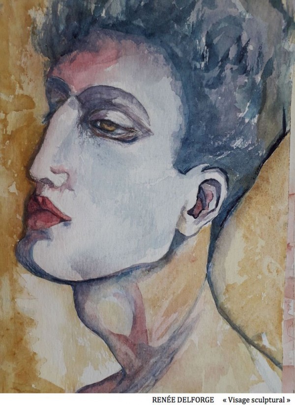 Visage sculptural