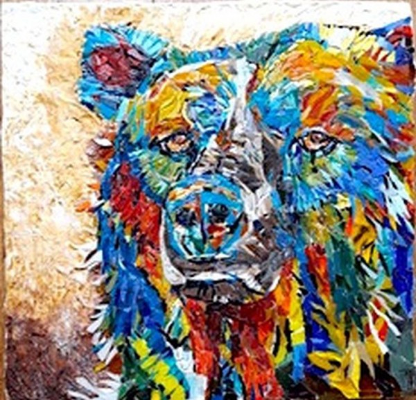 L'Ours-30x30cm