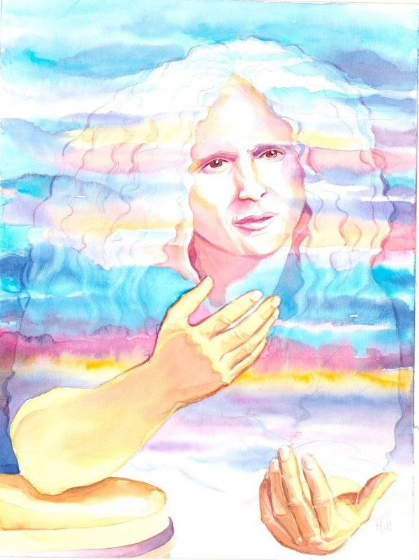 percussioniste uruguayen - aquarelle